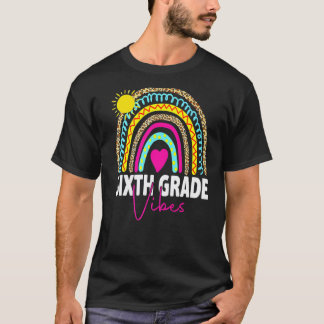 Camiseta Vibraciones de Regreso a la Escuela 6to Grado Arco