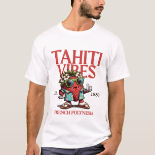 Camiseta Vibraciones de Tahití Polinesia Francesa