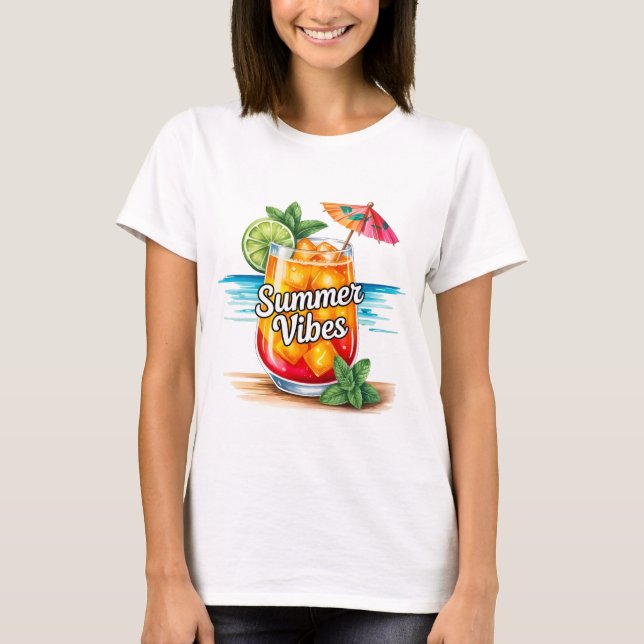 Camiseta Vibraciones de Verano  (Anverso)