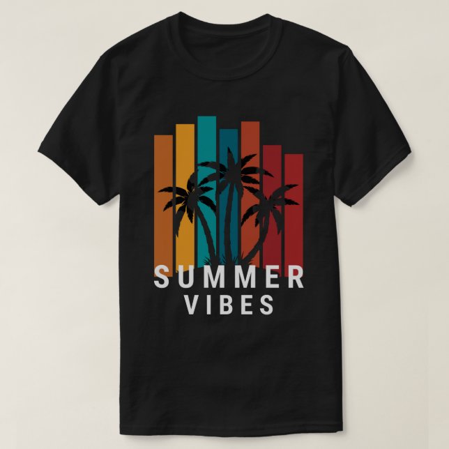 Camiseta Vibraciones de verano (Diseño del anverso)