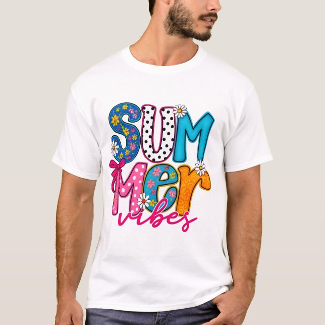 Camiseta Vibraciones de Verano (Anverso)