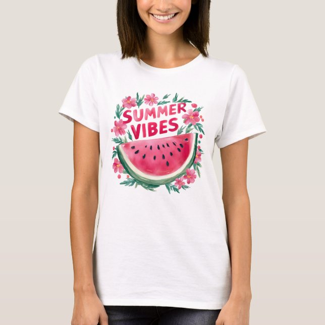 Camiseta Vibraciones de Verano (Anverso)