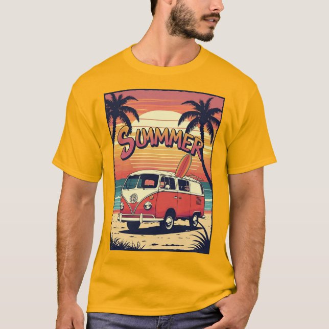 Camiseta vibraciones de verano (Anverso)