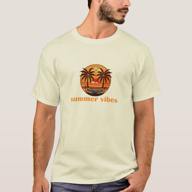 Camiseta vibraciones de verano (Anverso)