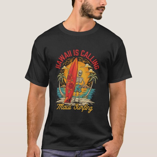 Camiseta vibraciones de verano de hawaii (Anverso)