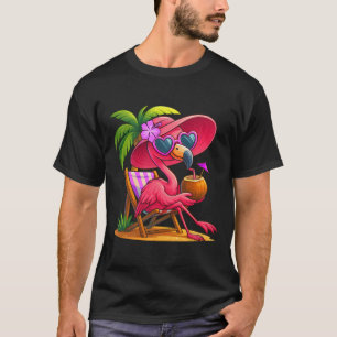 Camiseta Vibraciones de Verano Flamenco Rosa Playa Palma Ve