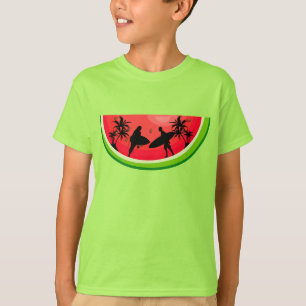 Camiseta Vibraciones de Verano Surf Sandía Frutas