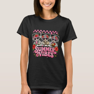 Camiseta Vibraciones de verano vaca de las tierras altas di