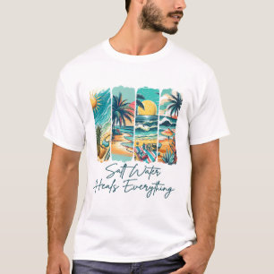 Camiseta Vibraciones de Verano Vacaciones en la Playa el Ag