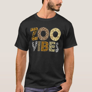 Camiseta Vibraciones de Zoo Estampado de Leopardo Safari Vi