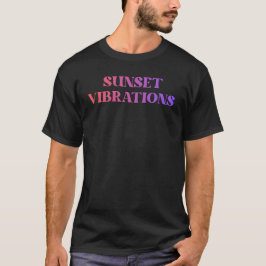 Camiseta Vibraciones del Atardecer Retro