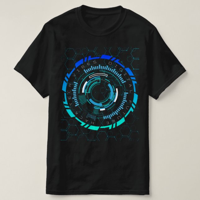 Camiseta Vibraciones del Futuro Digital (Diseño del anverso)