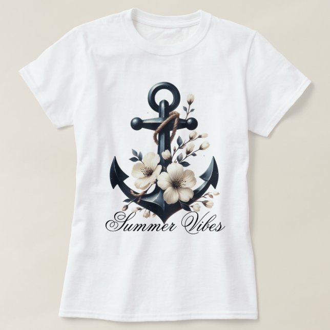 Camiseta Vibraciones del Océano (Diseño del anverso)