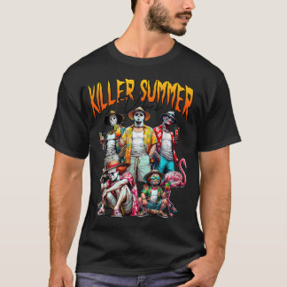 Camiseta Vibraciones divertidas de Halloween de verano de t