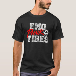 Camiseta Vibraciones Emo Punk Músico Amante de la música Em