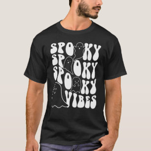 Camiseta Vibraciones espeluznantes Disfraz de fantasma de H