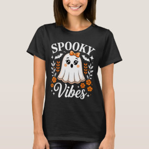 Camiseta Vibraciones Espeluznantes Fantasma Retro Groovy Ha