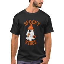 vibraciones espeluznantes Halloween fantasma lindo