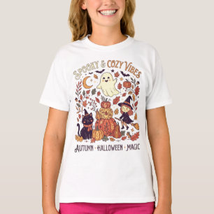 Camiseta Vibraciones espeluznantes y acogedoras Magia de Ha