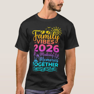 Camiseta Vibraciones Familiares 2026 Creando Recuerdos Junt