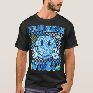 Camiseta Vibraciones geniales de Janucá Chanukah 	 Feliz Ja