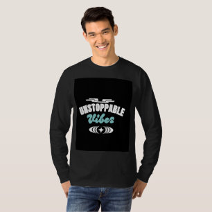 Camiseta Vibraciones Imparables   Diseño motivacio