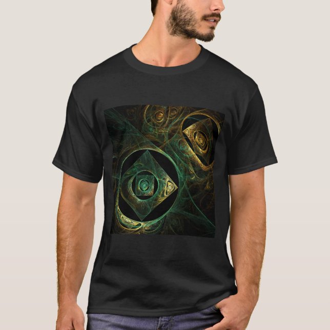 Camiseta Vibraciones mágicas Resumen de arte (Anverso)