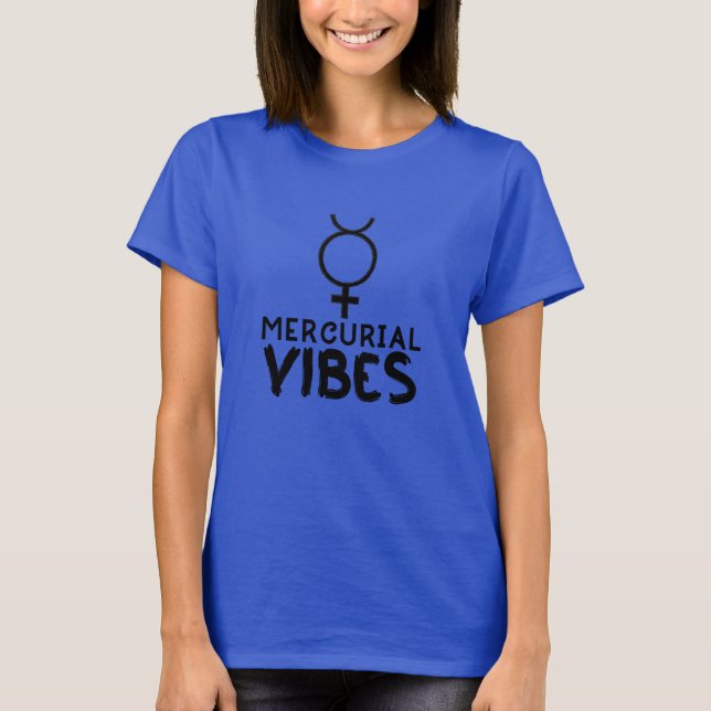 Camiseta Vibraciones Mercuriales Astrología Esotérica Zodia (Anverso)