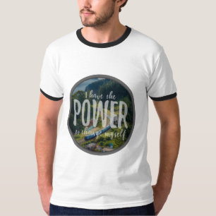 Camiseta vibraciones motivadoras de actitud positiva