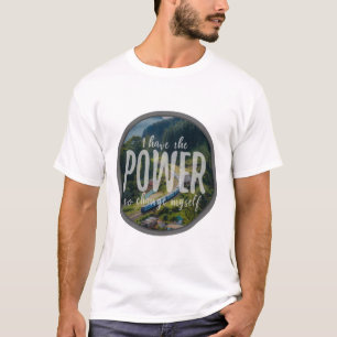 Camiseta vibraciones motivadoras de actitud positiva