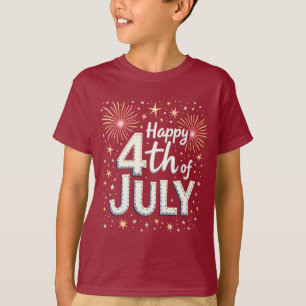 Camiseta Vibraciones Patrióticas: Estrellas, Franjas y Esti