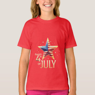 Camiseta Vibraciones Patrióticas: Estrellas, Franjas y Esti