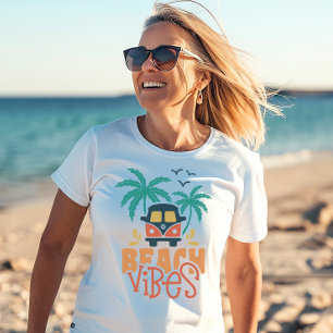 Camiseta Vibraciones Retro de Playa