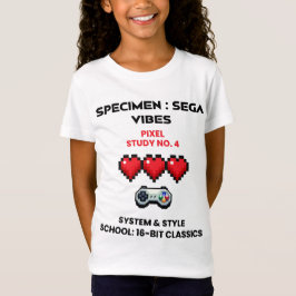 Camiseta Vibraciones Retro de Sega Estudio de Pixel No. 4
