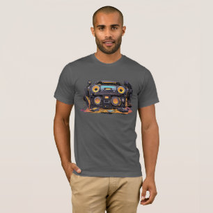 Camiseta Vibraciones Retro: Sueños de Radiograbadora