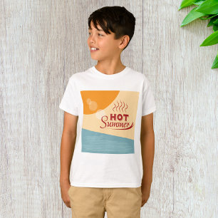Camiseta Vibraciones Retro Vintage de Verano Caluroso