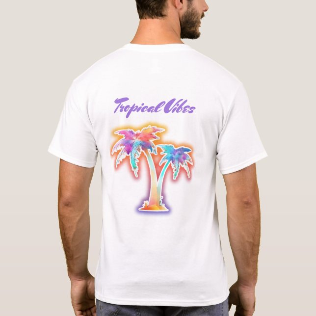 Camiseta Vibraciones Tropicales (Reverso)