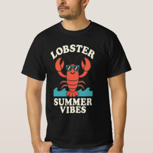 Camiseta Vibraciones Veraniegas de Langosta – Cangrejo Cost