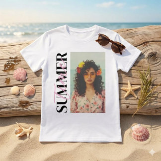 Camiseta Vibraciones VERANO personalizadas Collage de foto