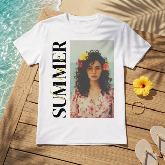 Camiseta Vibraciones VERANO personalizadas  Collage de foto