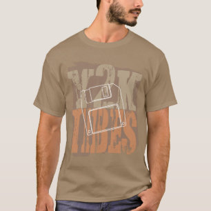 Camiseta Vibraciones Y2K Disquete Retro Grunge