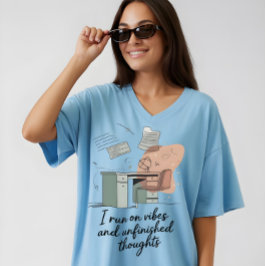 Camiseta Vibraciones y pensamientos inconclusos