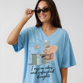 Camiseta Vibraciones y pensamientos inconclusos