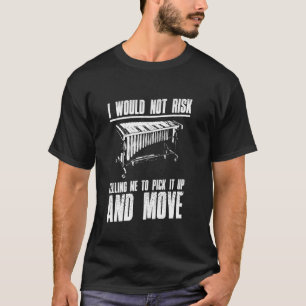 Camiseta Vibrafono Instrumento de la Fosa de la Banda de Mú