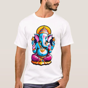 Camiseta Vibrancia divina - Lord Ganesha