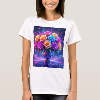 Camiseta Vibrant Bouquet