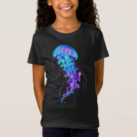 Vibrant Color Glowing Jellyfish