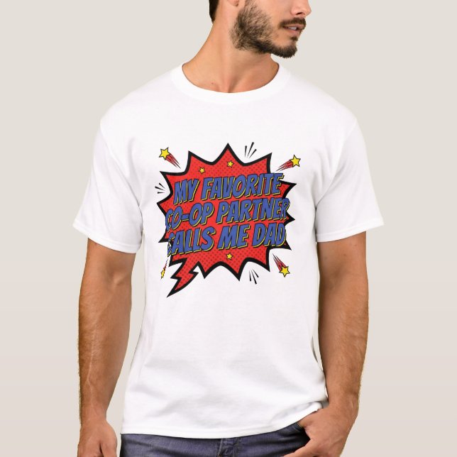 Camiseta Vibrant Comic Pop Art (Anverso)
