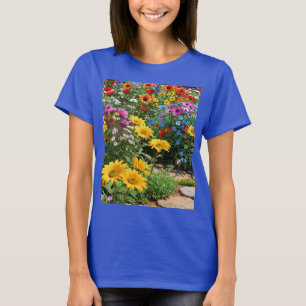 Camiseta Vibrant Garden Bliss