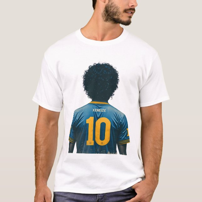 Camiseta Vibrant "Less Is More" Abstract Graphic (Anverso)